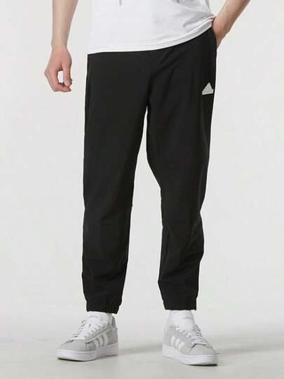  Adidas Solid Color Zip-Up Track Pants For Men