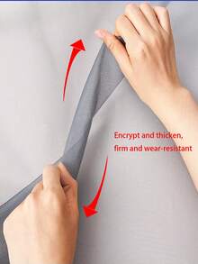 Gray Mosquito Proof Zipper Mesh Screen, Self-Adhesive No Drill Window Netting, Invisible Curtain For Home, Office, Bathroom, Mosquito And Insect Proof - Grey Zipper Version - View 5