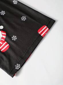 Nueva colección de otoño e invierno de Navidad para hombres, con un suéter con temática de Papá Noel y un conjunto de pantalones largos estampados para uso informal. - Colores mixtos - Ver 3