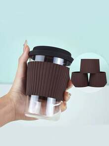 1PC Large Capacity 40oz Ice-Cold Cup Sleeve Made Of Diving Material, Rhinestone Cup Sleeve, Adjustable Outdoor Multi-Functional Cup Sleeve/Water Bottle Sleeve - Multicolor - View 11