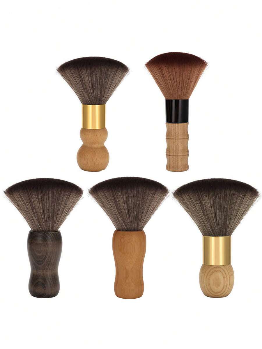 1 chiếc lược quét tóc bằng gỗ chuyên dụng cho salon, lược làm sạch tóc bằng sợi mềm, dùng để quét tóc, làm sạch vụn tóc, dụng cụ cắt tóc tại nhà, lược quét tóc bằng gỗ tự nhiên được chế tác thủ công chuyên nghiệp dành cho nhà tạo mẫu tóc, lý tưởng cho việc quét bụi tóc ở vùng cổ trong salon chuyên nghiệp.