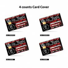 4pcs Colorful Credit Card Skin Stickers, Waterproof Scratch-Resistant Personalized Decorative Protective Stickers, Suitable For Credit/Debit/Transit Cards - C-multicolor - View 4