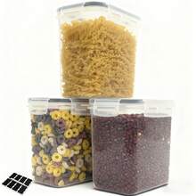 THELiFE 2/3/4件套密封食品储物盒套装 - 1.4升 - 塑料厨房食品储藏盒 - 可用洗碗机清洗 - 含标签 - 保持食物新鲜干燥 - 查看 13