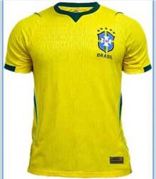 Beautiful Yellow Brazil World Cup Team Shirt. - 黃色 - 查看 2
