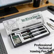Engineering Machinery Drawing Tool Set Professional Drawing Tool Kit For Drawing Construction Drawings - A - View 6
