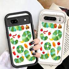 苹果Handyhülle满屏毛毛虫745JPTYJTiphone15PlusWeihnachtsgeschenkGooglePixel8ANeujahrsgeschenke - 白色 - チェックする 5