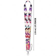 1件装 K-Pop 女团挂绳钥匙扣，可作身份证卡套和手机防丢挂绳，可爱女粉丝礼物（款式随机） - 彩色 - 查看 5