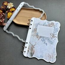 1pc Vintage Style Lace Leaf Cutting Mold, No Jam Design Easy To Remove, Essential For Handmade Cards, Envelopes And Notebooks - 233046 - View 5