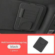 Kẹp kính râm thời trang có thể điều chỉnh, phù hợp với tấm che nắng ô tô | Vừa vặn chắc chắn, nhiều màu sắc để lựa chọn (đen, nâu, xám) - Lý tưởng cho nội thất ô tô - Nhiều màu - Xem 12