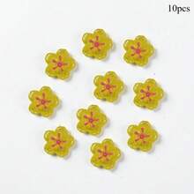 1个/2个/3个/4个/5个/6个/8个/10个装粉色装饰冰箱贴，可爱粉色樱花冰箱贴，适用于办公室白板、储物柜、洗碗机、厨房和家居装饰，圆形塑料材质，绝佳圣诞礼物，可爱树脂备忘录磁性贴纸照片贴纸 - 彩色 - 查看 19