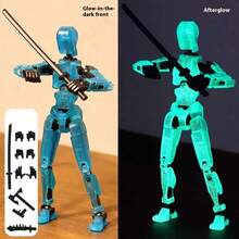 DIY Multi-Joint Movable Creative Toy Lucky 13-Joint Figure Ornament Figurine Self-Assembly - Multicolor - View 13