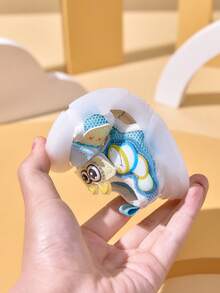 1双舒适婴幼儿夏季运动凉鞋，功能性鞋款，包头设计防止踢脚，魔术贴搭扣方便穿脱，适合室内外穿着。 - 藍色 - 查看 11