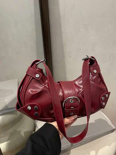 New Fashion Decorative Handbag Shoulder Bag, Suitable For Parties, Outings, Vacations, Shopping And Daily Use, Can Store Coins, Phones, Also Suitable As A Work Bag For White-Collar, College Students And Office Workers, Elegant Ladies Bag