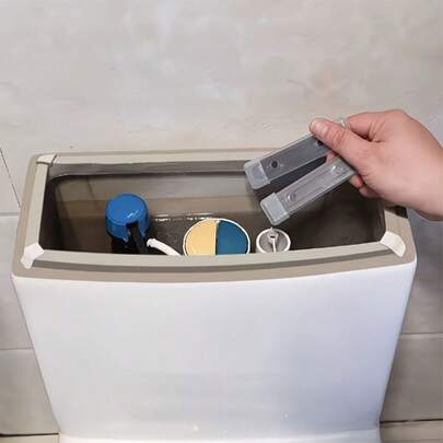 4pcs Magnetic Toilet Cleaning Set, Magnetic Toilet Cleaning Brush - Long-Lasting Cleaning Tool For Bathroom And Dorm, No Chemicals, Powerful Magnetic Cleaning Brush