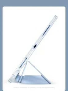 适用于华为MatePad SE 11英寸平板电脑的保护套，支持智能休眠/唤醒功能，提供全方位防摔保护，三折式设计，带笔槽，时尚PU皮革材质，兼容2026款MatePad 11.5S/2025款MatePad 11.5、2024款Tab M11、Pad 2 11英寸平板电脑、A16保护套，也适用于iPad 11代。 - 粉色 - 查看 8