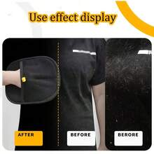 Manual Pet Hair Remover Gloves - Double-Sided Lint Brush, Suitable For Cats, Dogs, Furniture, Clothes - Static Cling Durable Plastic, No Electricity Required, Household Cleaning Tool - Regular Model - View 8