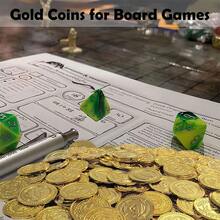 100 Pieces Of Plastic Gold Coins, Pirate Game Plastic Tokens, Treasure Props, Suitable For Treasure Hunting Games, Pirate-Themed Parties, And Adventure Role-Playing Fake Gold Coins - View 3