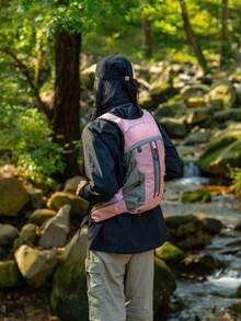 Mochila ligera para senderismo al aire libre, mochila unisex para montañismo, camping y ciclismo - Amarillo - Ver 7