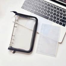 1 Pc A6 Transparent Sticker Book, Loose-Leaf Binder, Sticker Album, Sticker Pages, Stamp Collection Book, Pocket Book, 3D Stickers, Sticker Book, Photo Storage Sleeves, Book Cover, Collectible Card Box, Photo Album, Budget Planner, Diary, Notebook, Office Supplies - A6 - View 13