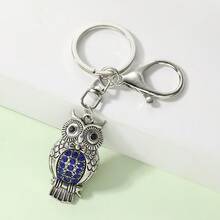 6件套法蒂玛手形钥匙扣，欧美棕榈眼钥匙圈，女士包包配饰，吊坠，闪亮字母波西米亚锌合金饰品，夏季 - 彩色 - 查看 7