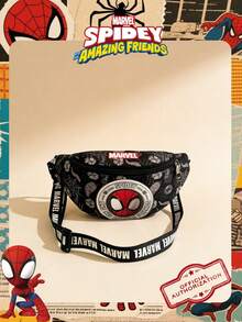 1 Pc Marvel Officially Licensed Spider-Man Pattern Fanny Pack,Multifunctional Sling Bag, Boys' Casual Crossbody Bag, Lightweight Adjustable Strap Chest Bag,Cartoon Coin Purse,Bum Bag, Ideal For Men,Boy, Young Fans,Students, Perfect For Daily School Runs, Outdoor Play, Theme Park Visits, Holiday Trips, Sports , Hiking Bag - VHF52233-s - View 13