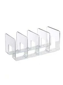 1pc Transparent Plastic Bag Organizer Divider, Acrylic Wardrobe Shelf, Handbag Storage Rack, Clear Bag Organizer - Clear - View 14