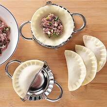 Stainless Steel Dumpling Maker, Dumpling Skin Mold, Ravioli Maker, Pastry Press, Wrapper, Pastry, Kitchen Accessories PYUD - Small - View 2