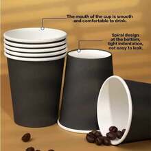 20/40pcs Macaron Brown Baking Cups, Large Capacity Thick Oil-Proof Heat-Resistant Cake Liners, High-Quality Dessert Cups For Home Baking, Party, Wedding, Graduation And Other Gatherings, Durable And Deformation-Resistant - Black - View 11