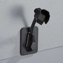 3pcs No-Drill Fixed Base, Adjustable Rainfall Shower Head Bathroom Shower Head Accessories, Shower Bracket - Type a - View 4