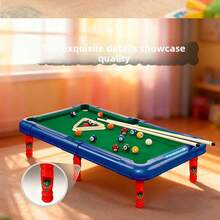 Mini Children's Toy Pool Table, Small Billiard Table, Educational Tabletop Game, Parent-Child Interactive Toy, Develops Thinking And Hands-On Ability - Multicolor - View 6