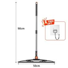 50 Rotatable Magic Rubber Broom Silicone Mop Hand Dust Brooms Home Floor Cleaning Squeegee Wiper Flooring Household Utensils - 35公分 - 鉤子 - 查看 2