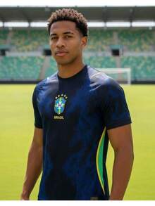 26/27 New Brazilian National Team Uniform, Blue, Brazil Fan Version - Màu xanh lam - Xem 2