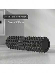 45cm Solid Foam Roller, Crescent Moon Yoga Pilates Massage Stick, Dual-Zone Home Use, Leg Muscle Relaxation Tool, EVA Foam Roller And Handheld Massage Ball - Muscle Relaxation Yoga Kit, Hollow Design, Fitness Roller Set, Foam Roller Yoga Column, Fitness Roller, Yoga Roller, Massage Equipment, Fitness Massage Roller, Hollow Spike EVA Massage Stick, Foam Roller Fitness, Yoga Fascia Slimming Tool, Weight Loss Equipment - A - View 13