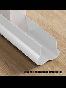 1pc U-Shaped Clip-On Door Bottom Seal Strip, Draft Stopper, Fits Interior & Exterior Doors, Soundproof Door Bottom Seal - Multicolor - View 14