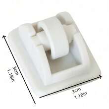 8pcs Self-Adhesive Furniture Casters, Plastic Wheels For Furniture & Storage Boxes, Easy To Move - 8 Items - View 5