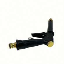 高压洗车枪 | 加厚长杆和全新升级镀铜喷嘴 | 家用和车载两用，4点PVC水管接头，万向节接头 - 查看 4