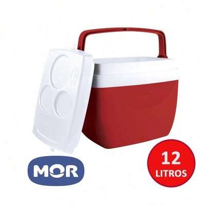 Cooler Caixa Térmica Com Alça 12 Litros Portátil Bebidas Geladas Lanches Sanduiches Praia Verão