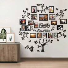 亚克力装饰墙贴相框套装，易于安装的家居装饰相框，适用于客厅、卧室、餐厅、沙发背景墙、玄关背景墙、墙面装饰！ - A款 - 查看 8