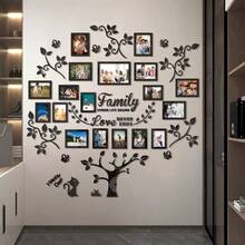 亚克力装饰墙贴相框套装，易于安装的家居装饰相框，适用于客厅、卧室、餐厅、沙发背景墙、玄关背景墙、墙面装饰！ - A款 - 查看 15