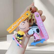 1pc Couple Pendant, Student Backpack Charm, Car Key Chain, Small Gift For Back To School, Party, Random Style - Multicolor - View 2