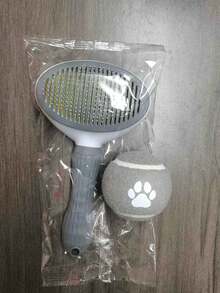 Dụng cụ chải lông cho mèo, loại bỏ lông thừa và làm sạch bụi lông, bàn chải thú cưng một chạm phù hợp cho chó và mèo - Bàn chải chải lông tự làm sạch với lông mềm, phù hợp với mọi giống thú cưng. - lược chải lông thú cưng - Xem 14