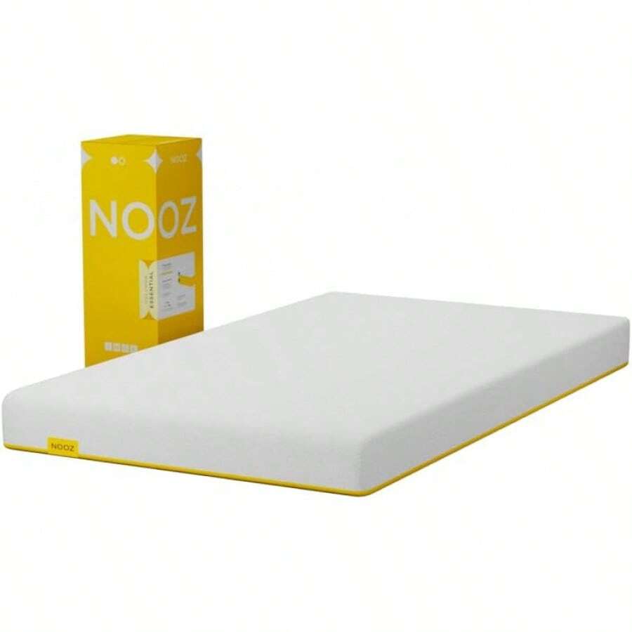 Nooz Colchón en Caja Essential, Matrimonial, Altura 16cm, Espumas de Alta Calidad para un Mejor Descanso - Negro - Ver 1