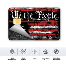 4pcs Colorful Credit Card Skin Stickers, Waterproof Scratch-Resistant Personalized Decorative Protective Stickers, Suitable For Credit/Debit/Transit Cards - C-multicolor - View 3