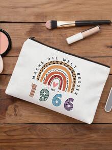 1/3/510 pezzi Borsa trucco per regali di 40° compleanno, borse cosmetiche divertenti per 40° compleanno, idee regalo per 40° compleanno borsa trucco (solo borsa), disponibile anche per regali di 20°, 30°, 50°, 60° compleanno, adatta per amici, amanti, famiglia - multicolore - Visualizzare 5