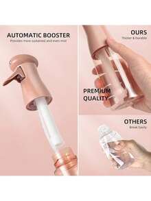 1pcs Spray Bottle Hair, Continuous Sprayer, Ultra Fine Mist Empty Spraying Bottles Hairstyling, Barbers, Salons, Essential Oil Scents, Cleaning, Plants  SNRF - 1pcs - 查看 8