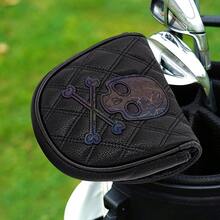 DF3 Gradient Skull Design Putter Cover - A Protective, And Minimalist Accessory For Golf Enthusiasts And Casual Players: Suitable For Daily Practice, Weekend Tournaments, And Casual Outings - Multicolor - View 4
