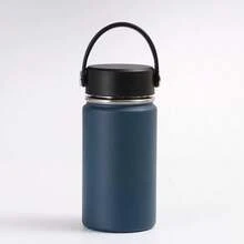 Stainless Steel Insulated Travel Mug With Handle, Leak-Proof, Suitable For Coffee And Tea, Outdoor Drinking Tumbler - Multicolor - View 12