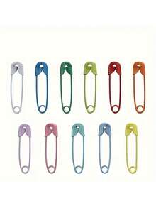 50pcs Colorful Safety Pins - Small Size, Ideal For Sewing And Crafting, Multiple Colors Available, Transparent Storage Box Packaging, Sewing Accessories - Multicolor - View 6