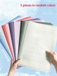 1 pieza Caja organizadora de archivos tamaño A4, organizador de exámenes estudiantiles, portafolios de alta capacidad para libros de información, adecuado para oficina y almacenamiento de archivos estudiantiles, multiusos, fácil de guardar - A - Ver 12
