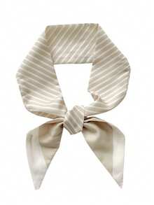 6条极简线条图案窄长围巾，可作腰带、领带、头巾使用 - 6pcs線條 - 查看 4